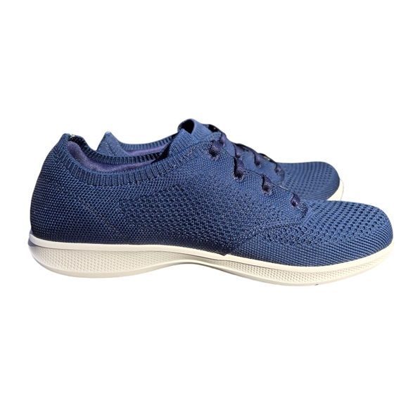 Skechers Women's Goga Mat Gen 5 Navy Blue Mesh Running Sneaker 136112 Size 8.5 - Picture 6 of 13